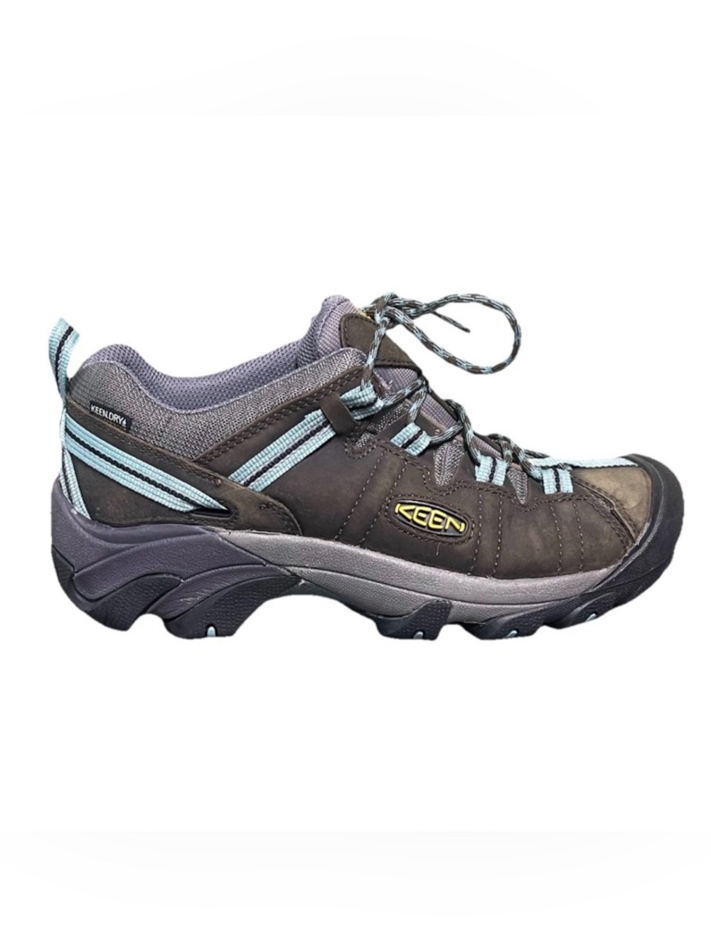 Keen Targhee II Women's Charcoal Waterproof Leather Hiking Shoes Size 9.5